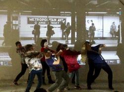 Artist and French Students Communicate Through Dance 	